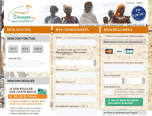 Tablet Screenshot of dons.elevagessansfrontieres.org